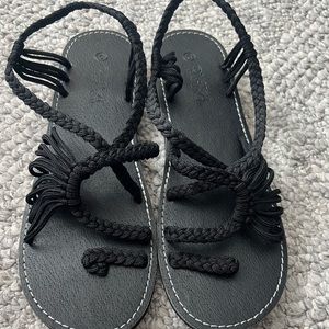 Strapped sandals